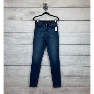 Old Navy Women's High Rise Straight Leg Non-Distressed Jeans Size 4 Tall